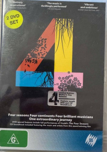 Vivaldi - Four Seasons Four Continents Four Brilliant Musicians One Extraordinary Journey (w/ CD) (DVD)