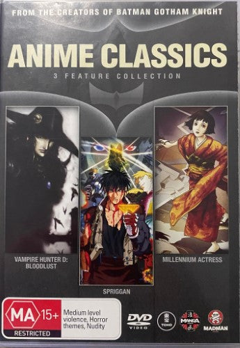 Anime Classics : 3 Feature Collection (DVD)