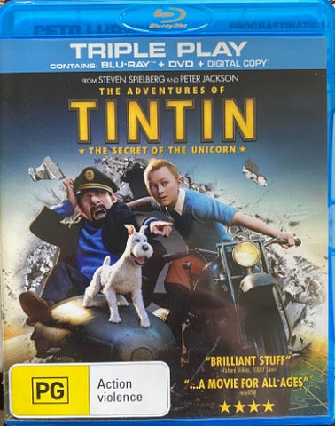 The Adventures Of Tintin : The Secret Of The Unicorn (Blu Ray)