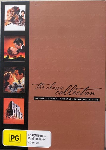 The Classic Collection : Dr Zhivago / Gone With The Wind / Casablanca / Ben Hur (DVD)