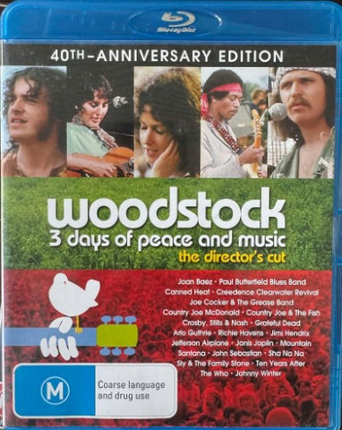 Woodstock : 3 Days Of Peace & Music (Director's Cut) (Blu Ray)