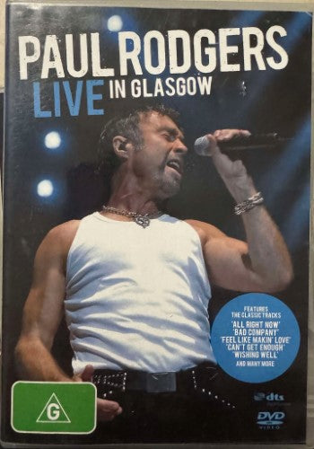 Paul Rodgers - Live In Glasgow (DVD)