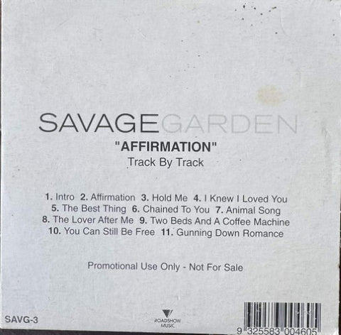 Savage Garden - Afirmation - Track By Track (CD)