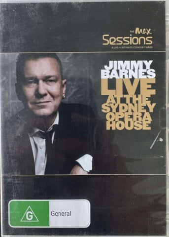 Jimmy Barnes - The Max Sessions - Live  At The Sydney Opera House (DVD)