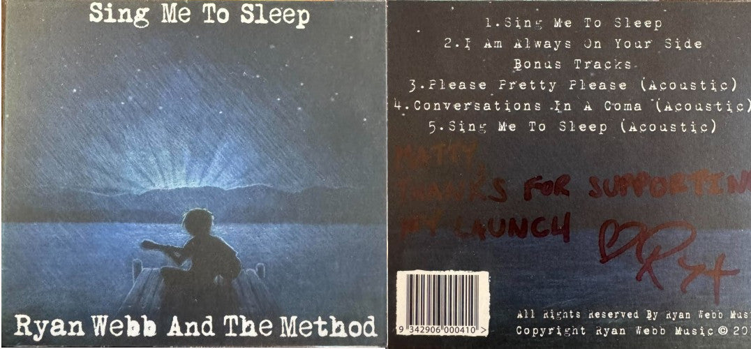 Ryan Webb And The Method - Sing Me To Sleep (CD)
