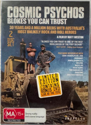 Cosmic Psychos - Blokes You Can Trust (w/ Bonus Disc) (DVD)