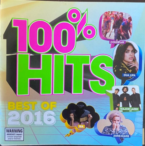 Compilation - 100% Hits : Best Of 2016 (CD)