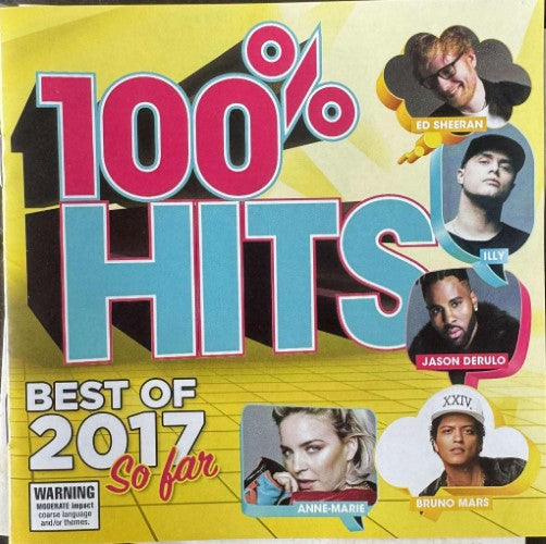 Compilation - 100% Hits : Best Of 2017 (CD)