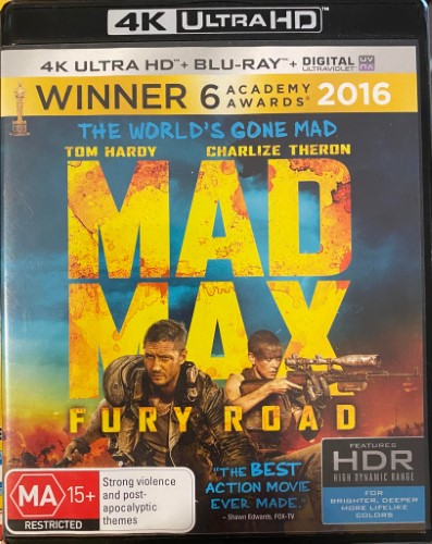 Mad Max : Fury Road (Blu-Ray)