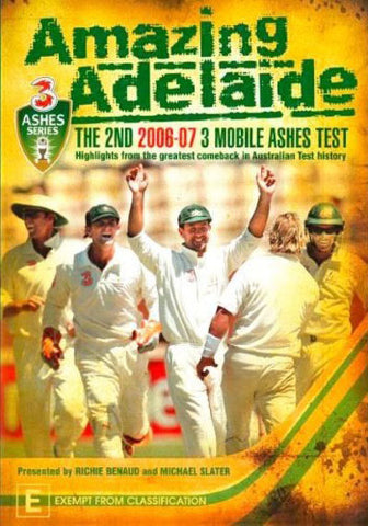 Amazing Adelaide : The 2nd 2006/7 Ashes Test (DVD)