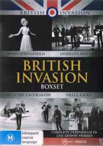 Compilation - The British Invasion Boxset (w/ CD) (DVD)