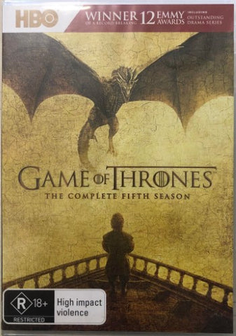 Game Of Thrones : The Complete Fifth Season (DVD)