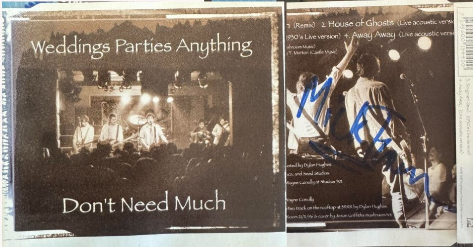 Weddings Parties Anything - Don't Need Much (CD)