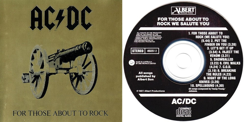 AC/DC - For Those About To Rock (We Salute You) (CD)