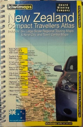Kiwimaps - New Zealand - Compact Traveller's Atlas