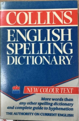 Collins English Spelling Dictionary