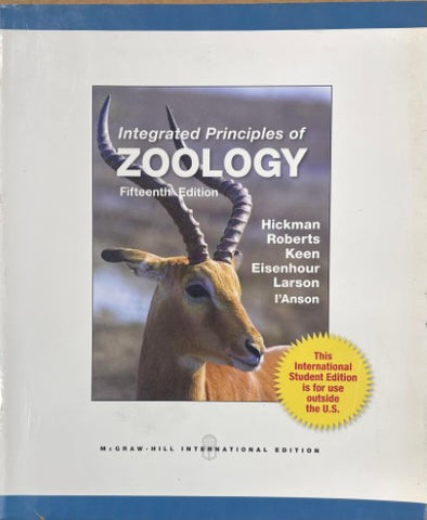 Cleveland Hickman / Larry Roberts (& Others) - Integrated Principles Of Zoology