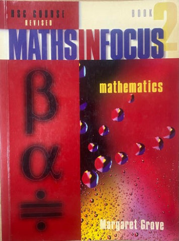 Margaret Grove - Maths In Focus - HSC Course Revised