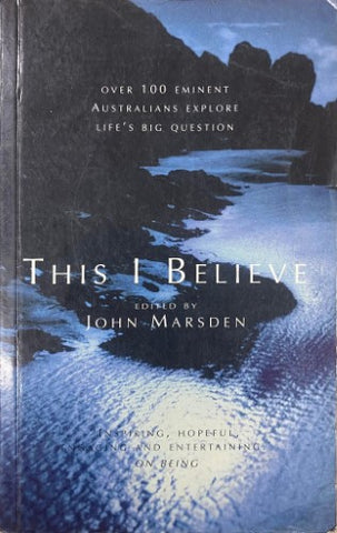 John Marsden - This I Believe