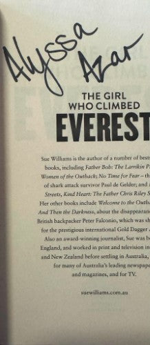 Sue Williams - The Girl Who Climbed Everest - Alyssa Azar - Australia's Youngest Adventurer