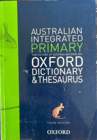 The Australian Integrated Primary Oxford Dictionary & Thesaurus