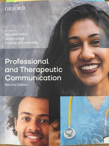 Melanie Birks / Jenny Davis / Ysanne Chapman - Professsional & Therapeutic Communication