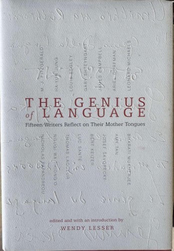 Wendy Lesser - The Genius Of Language (Hardcover)