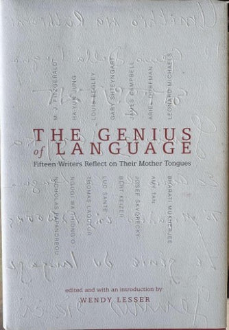 Wendy Lesser - The Genius Of Language (Hardcover)