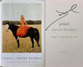 Jewel - Never Broken (Songs Are Only Half The Story) (Hardcover)