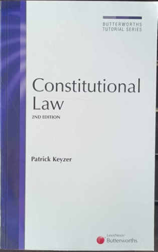 Patrick Keyzer - Constitutional Law