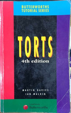 Martin Davies / Ian Malkin - Torts (4th Edition)