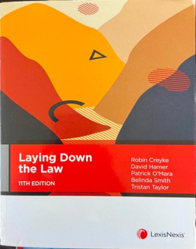 Robin Creyke / David Hamer (& Others) - Laying Down The Law (11th Edition)