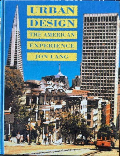 Jon Lang - Urban Design (Hardcover)