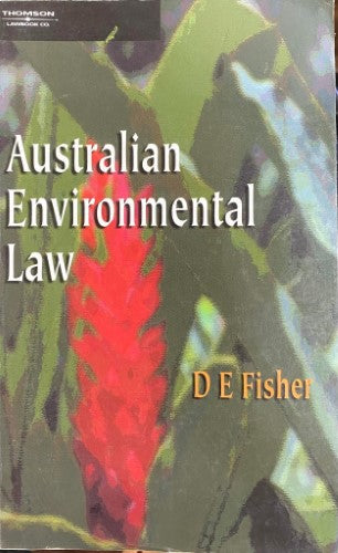 D.E Fisher - Australian Environmental Law