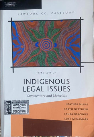 Heather McRae / Luke McNamara - Indigenous Legal Issues