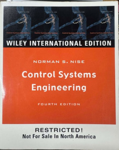 Norman Nise - Control Systems Engineering