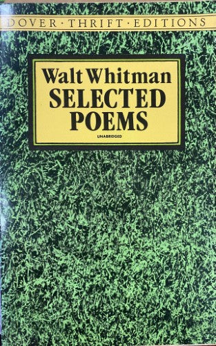 Walt Whitman - Selected Poems