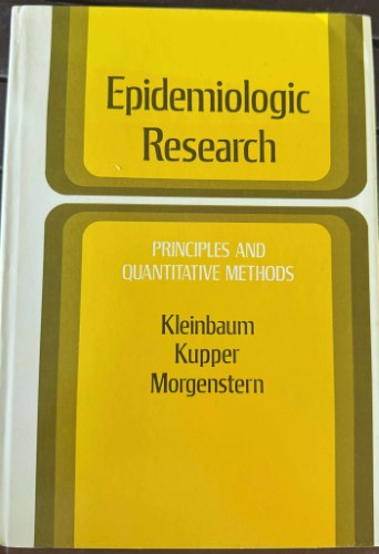 David Kleinbaum (& Others) - Epidemiologic Research (Hardcover)