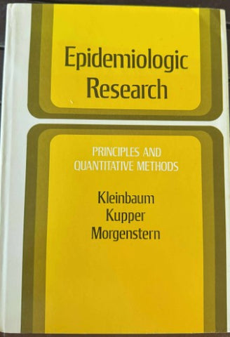 David Kleinbaum (& Others) - Epidemiologic Research (Hardcover)
