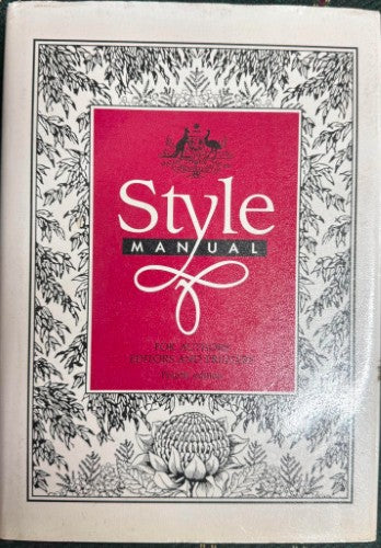 Style Manual - For Authors, Editors & Printers (4th Edition) (Hardcover)
