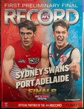 AFL Record : First Preliminary Final 2024 : Sydney Swans Vs Port Adelaide Power