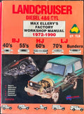 Max Ellery Vehicle Repair Manual - Toyota Landcruiser 1972-1990 Diesel 4 & 6 Cyl - BJ HJ LJ