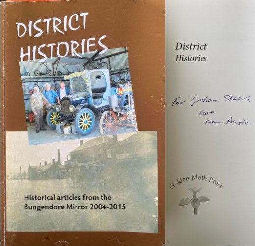 Angie Angel - District Histories : Historical Articles From The Bungendore Mirror 2004-15