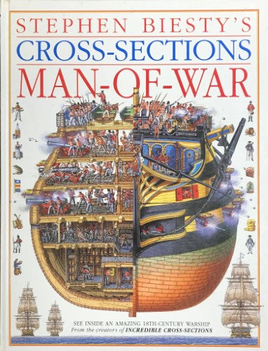 Steven Biesty - Cross Sections : Man-Of-War (Hardcover)