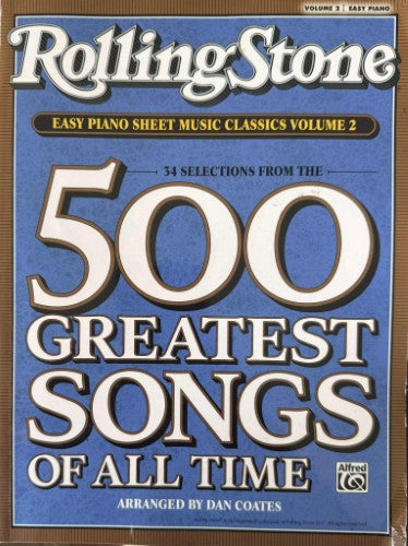 Music Tablature Book - Rolling Stone : 500 Greatest Songs Volume 2