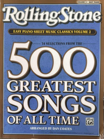 Music Tablature Book - Rolling Stone : 500 Greatest Songs Volume 2