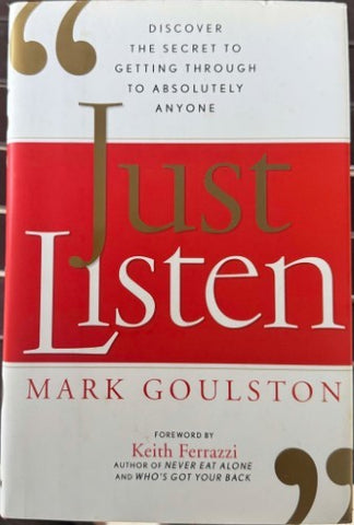 Mark Goulston - Just Listen (Hardcover)