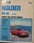 Gregory's Service & Repair Manual - #177 - Holden HX-HZ 6 Cyl (1976-80) (Hardcover)