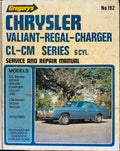 Gregory's Service & Repair Manual - #192 Chrysler Valiant / Regal / Charger CL-CM Series 6 Cyl 1976-81 (Hardcover)