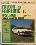 Gregory's Service & Repair Manual - #226 Falcon XF / Fairlane ZL 1984-87 (Hardcover)